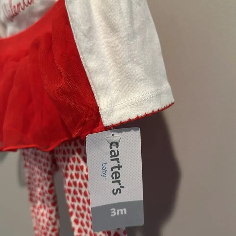 Carter’s 3 Month Baby Valentine’s Day Tutu Two-Piece‎ Set